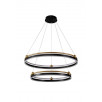 Люстра Crystal Lux FERNANDO FERNANDO SP123W LED D600+800 BLACK/GOLD                        