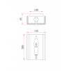 Настенный светильник (бра) Freya FR5190WL-01BS2                        