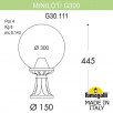 Светильник уличный наземный FUMAGALLI GLOBE 300 G30.111.000.AXE27