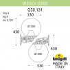 Светильник уличный настенный FUMAGALLI GLOBE 300 G30.131.000.AYE27