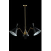 Люстра Crystal Lux JOVEN SP3 GOLD/BLACK                        