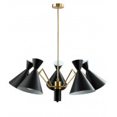 Люстра Crystal Lux JOVEN SP5 GOLD/BLACK