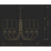 Люстра Kutek LEA LEA-ZW-6(Z/A)                        