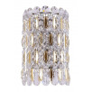 Бра Crystal Lux LIRICA AP2 CHROME/GOLD-TRANSPARENT                        