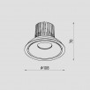 Светильник встраиваемый Lighttech Saturn 12W LTM05001                        
