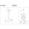 Подвесной светильник Maytoni Puntes MOD043PL-04G                        