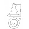 Подвесной светильник Maytoni MOD058PL-L74B3K                        