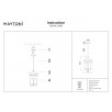 Подвесной светильник Maytoni Salamanca O031PL-01BR                        