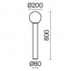 Ландшафтный светильник Outdoor O598FL-01B                        