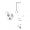 Люстра подвесная Zumaline CRYSTAL P0076-03M-B5FZ                        