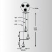 Люстра подвесная Zumaline PERLE P0226-03B-F4RK                        