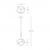 Подвесной светильник Zumaline ROCK P0488-01M-SEAC                        