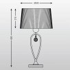 Настольная лампа Zumaline BELLO RLT93224-1B                        