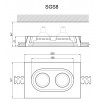 Гипсовый светильник Artpole SGS8                        