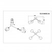 Люстра потолочная Evoluce MAREA SLE106002-04                        