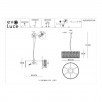 Люстра подвесная Evoluce Rida SLE283203-06                        
