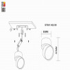 Светильник потолочный поворотный ST Luce 9W ST651.432.09                        