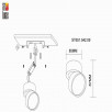 Светильник потолочный поворотный ST Luce 9W ST651.542.09                        