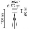 Напольный светильник TopDecor Stello Stello F1 71 09g                        