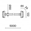 Трековый подвесной светильник Maytoni Technical TR101-2-100W3K-B                        