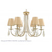 Люстра Crystal Lux VICTORIA VICTORIA SP6 GOLD/AMBER                        