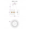 Подвесной светильник Wertmark FRANKA WE162.15.303                        