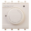 Термостат модульный для теплых полов Ванильная дымка 2 модуля DKC Avanti 4405162